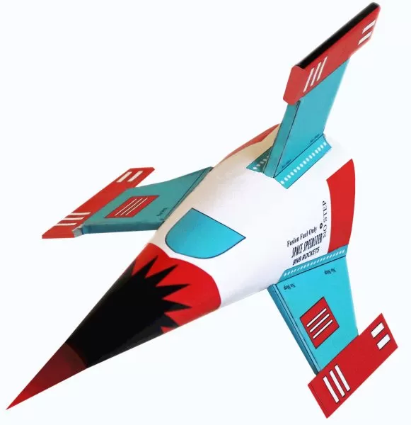Sunward Model Rockets BnB Rockets Space Speedster Kit - Skill Level 2 Model Rocket Kit Skill L...